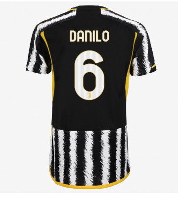 Juventus Danilo Luiz #6 Primera Equipación Mujer 2023-24 Manga Corta